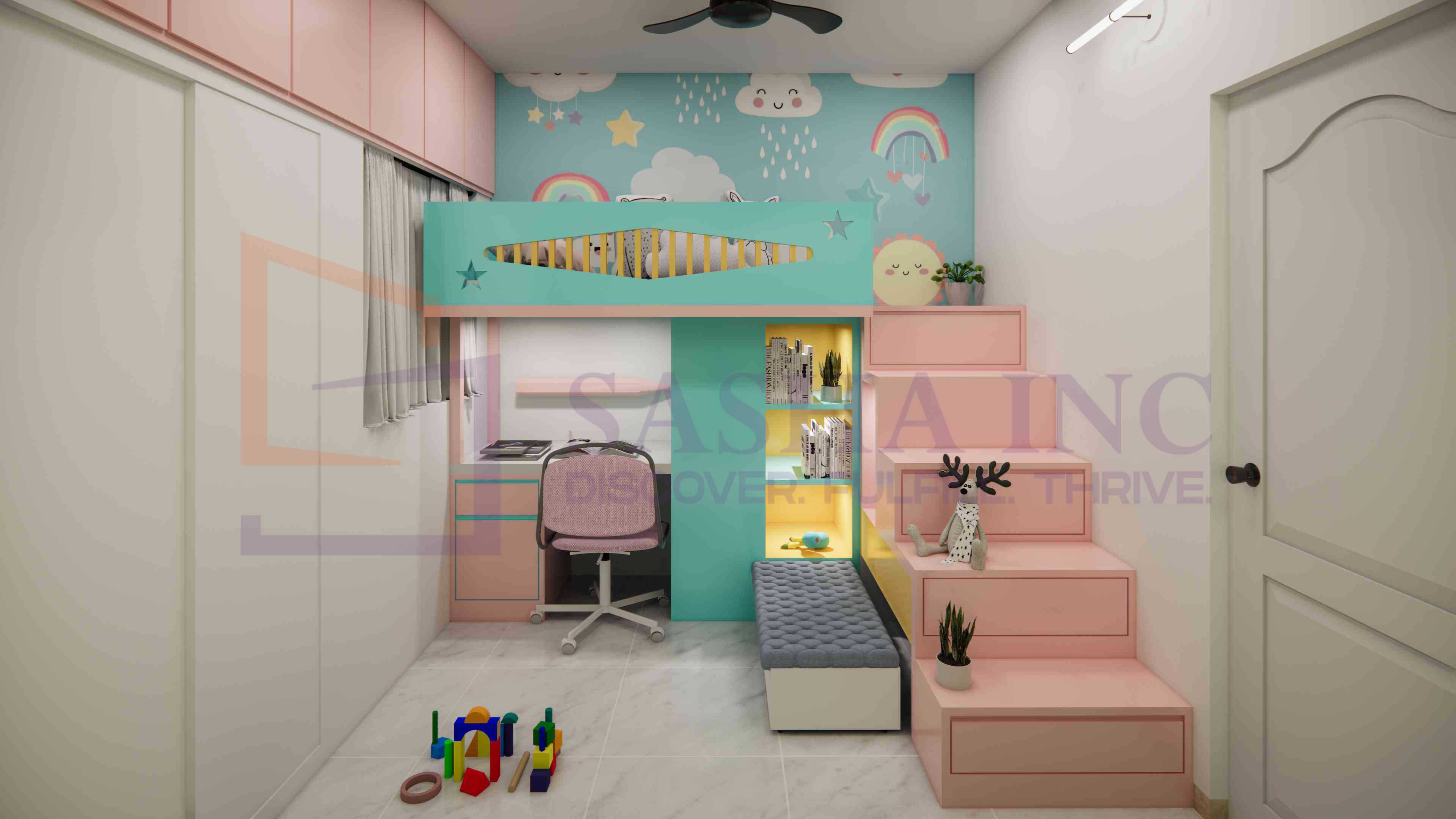 interior design for kids room in Coimbatore